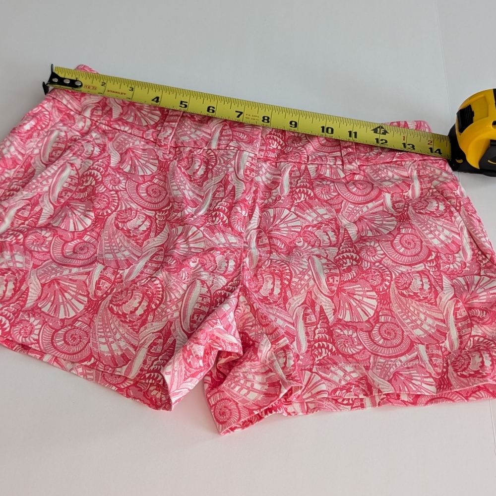 Vineyard Vines Women's Shorts Seashell Print Sz.00 Pre-owned - Picture 6 of 6